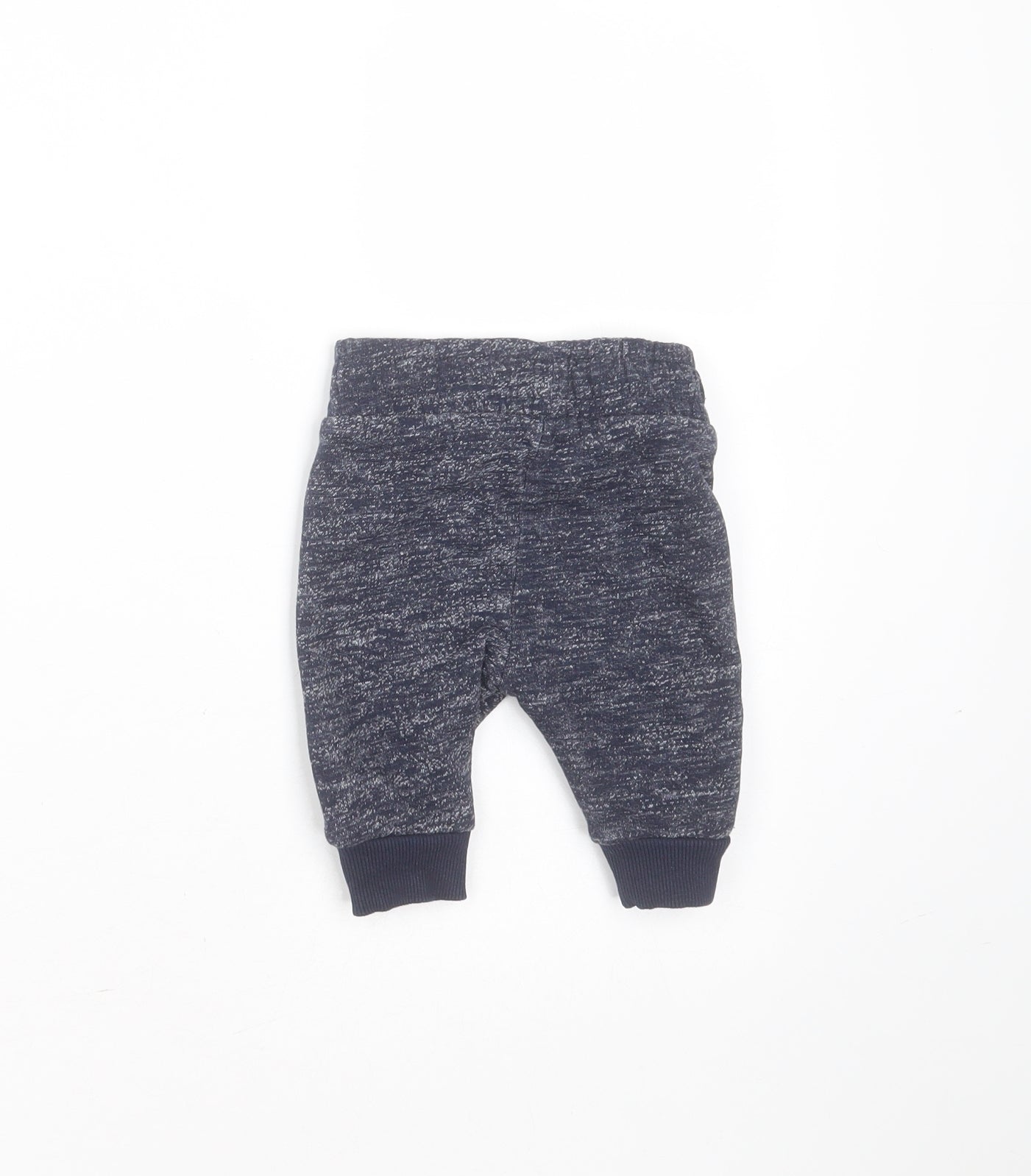 Nutmeg Baby Blue  Cotton Jogger Trousers Size 0-3 Months  Drawstring