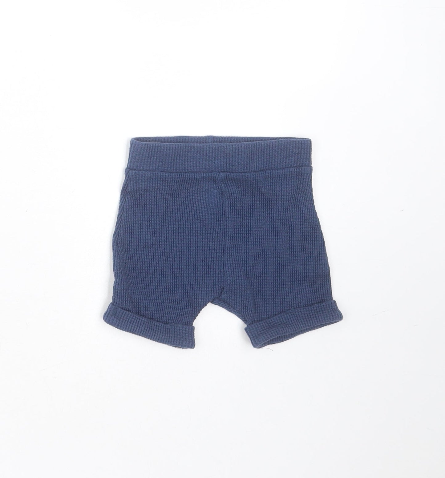 Primark Baby Blue  Cotton Cropped Trousers Size 0-3 Months   - shorts