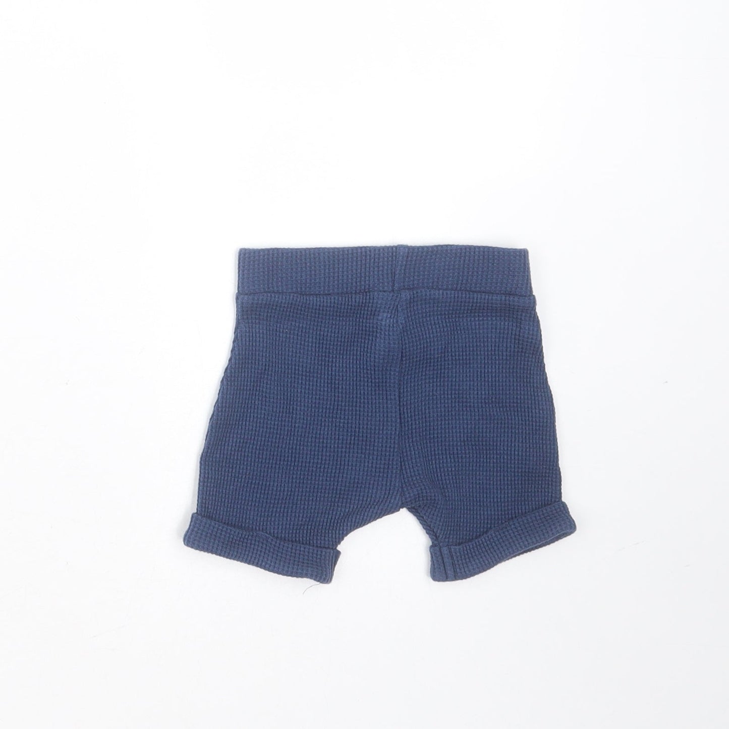 Primark Baby Blue  Cotton Cropped Trousers Size 0-3 Months   - shorts