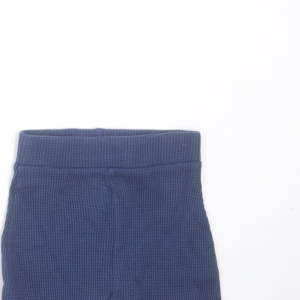 Primark Baby Blue  Cotton Cropped Trousers Size 0-3 Months   - shorts