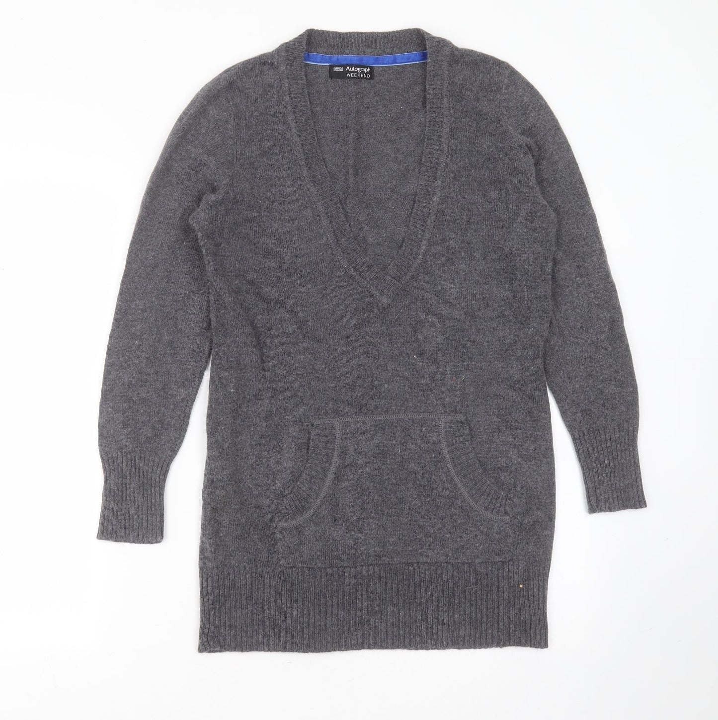 Womens UK Size 12 Marks and Spencer Grey Pullover Jumper