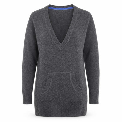 Womens UK Size 12 Marks and Spencer Grey Pullover Jumper