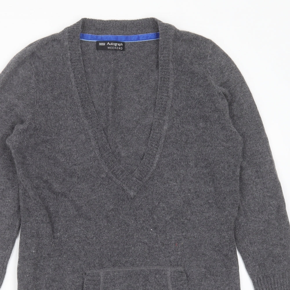 Womens UK Size 12 Marks and Spencer Grey Pullover Jumper