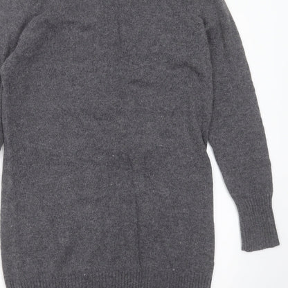 Womens UK Size 12 Marks and Spencer Grey Pullover Jumper