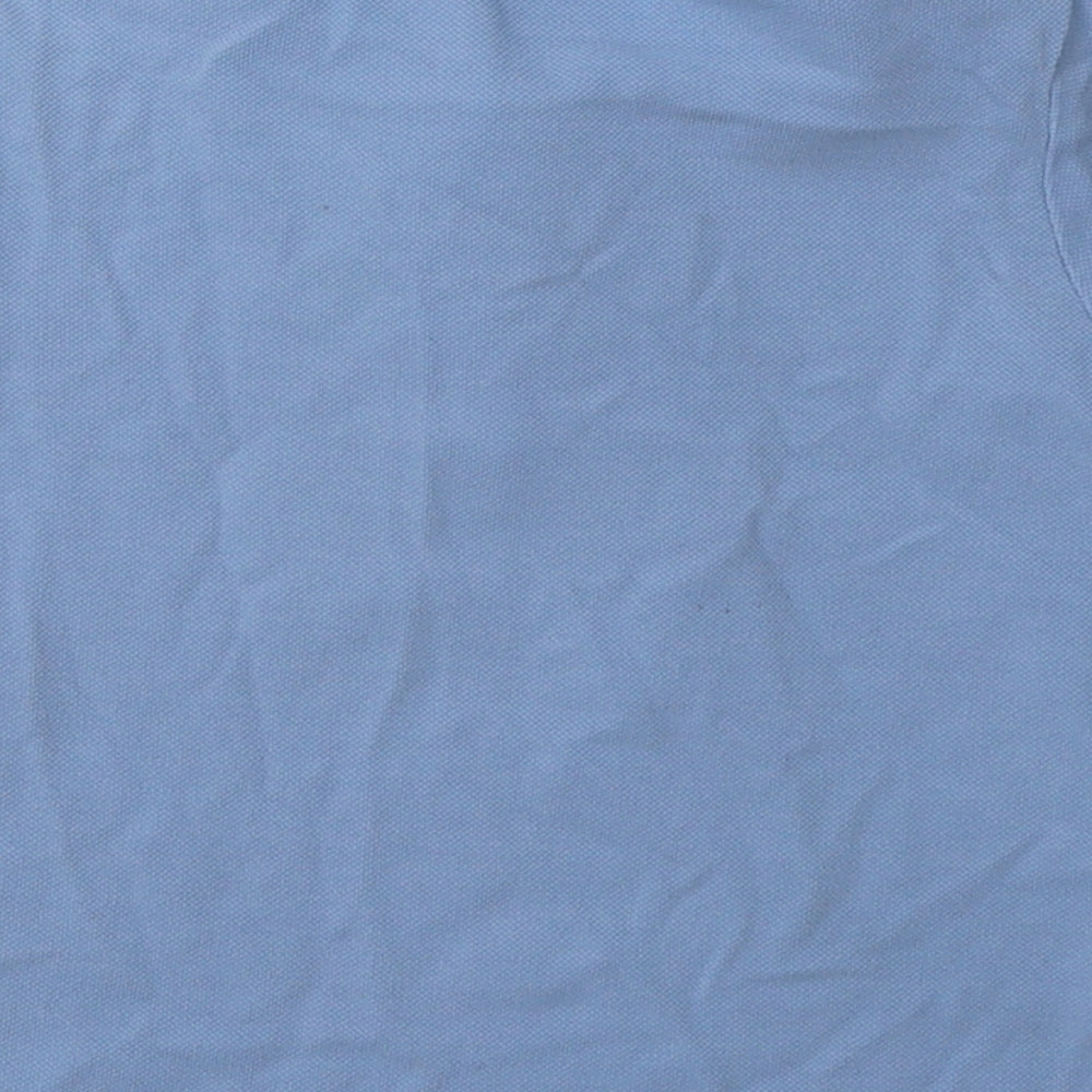 Matalan Boys Blue  Cotton Pullover Button-Up Size 5 Years Collared Button - School Wear