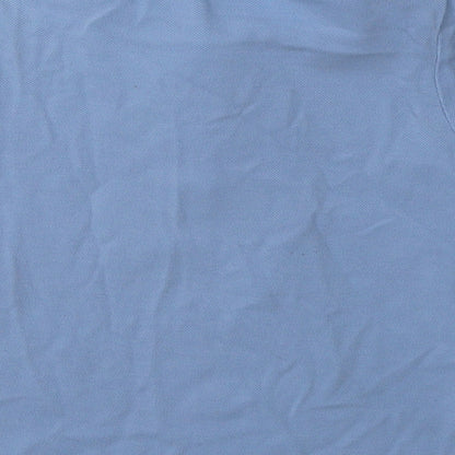 Matalan Boys Blue  Cotton Pullover Button-Up Size 5 Years Collared Button - School Wear