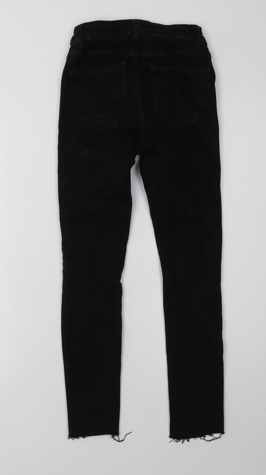 New Look Girls Black  Cotton Skinny Jeans Size 11 Years  Regular Button