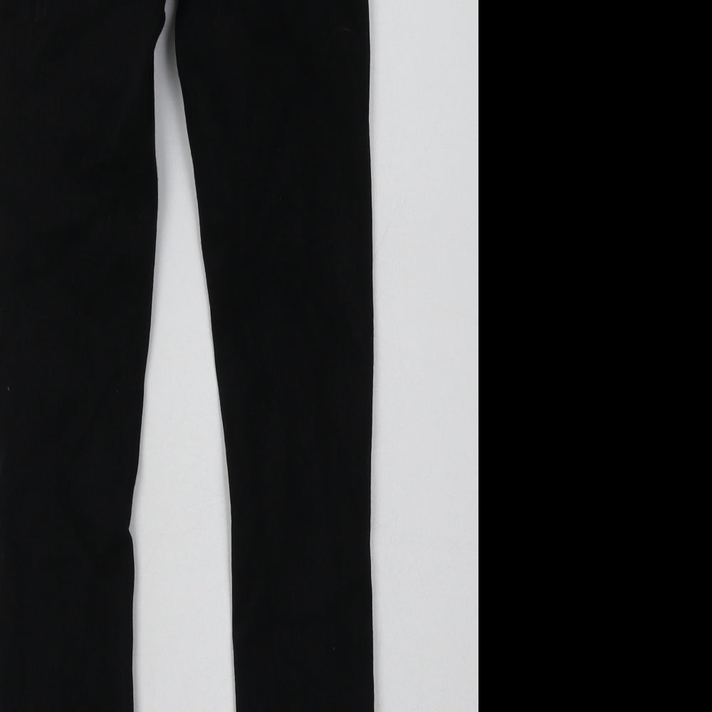 New Look Girls Black  Cotton Skinny Jeans Size 11 Years  Regular Button