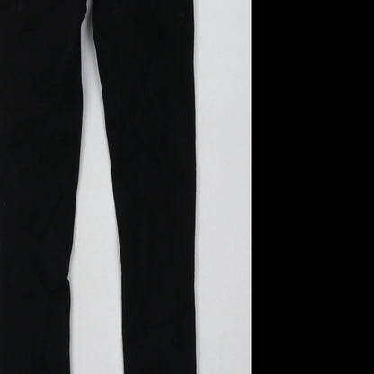 New Look Girls Black  Cotton Skinny Jeans Size 11 Years  Regular Button
