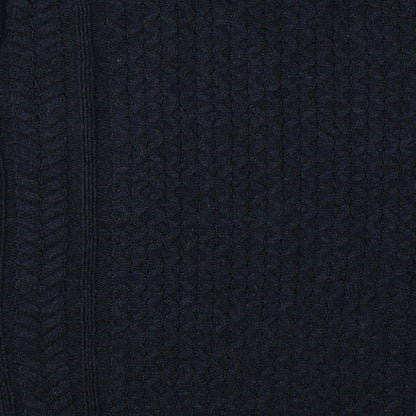 F&F Mens Blue Geometric Acrylic Pullover Sweatshirt Size L