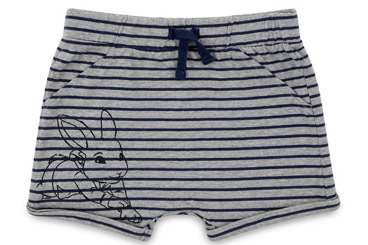 George Baby Grey Striped Cotton Cami Sleep Shorts Size 12-18 Months  Tie