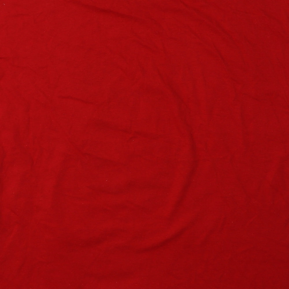 Mens UK Size L casual classics Red  T-Shirt