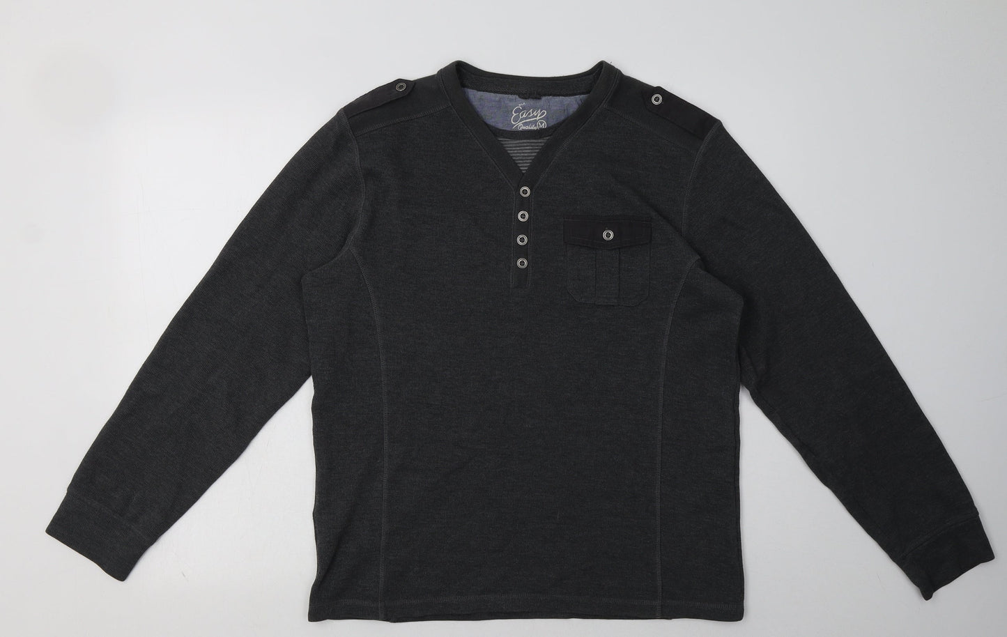 Mens UK Size M Matalan Grey Pullover Sweatshirt
