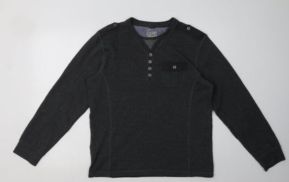 Mens UK Size M Matalan Grey Pullover Sweatshirt