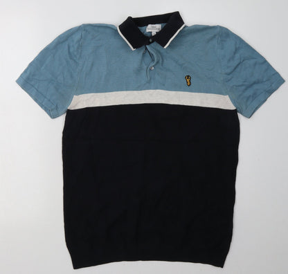 Mens UK Size M NEXT Blue Pullover Sweatshirt