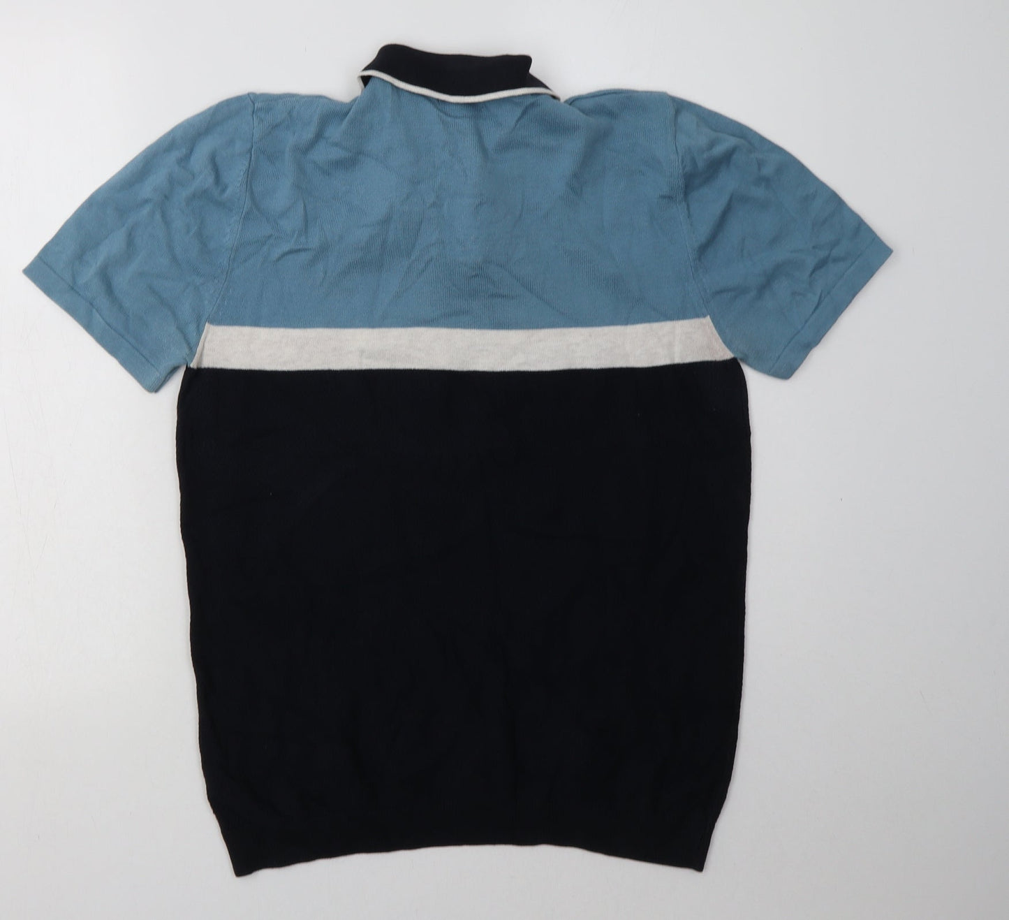 Mens UK Size M NEXT Blue Pullover Sweatshirt