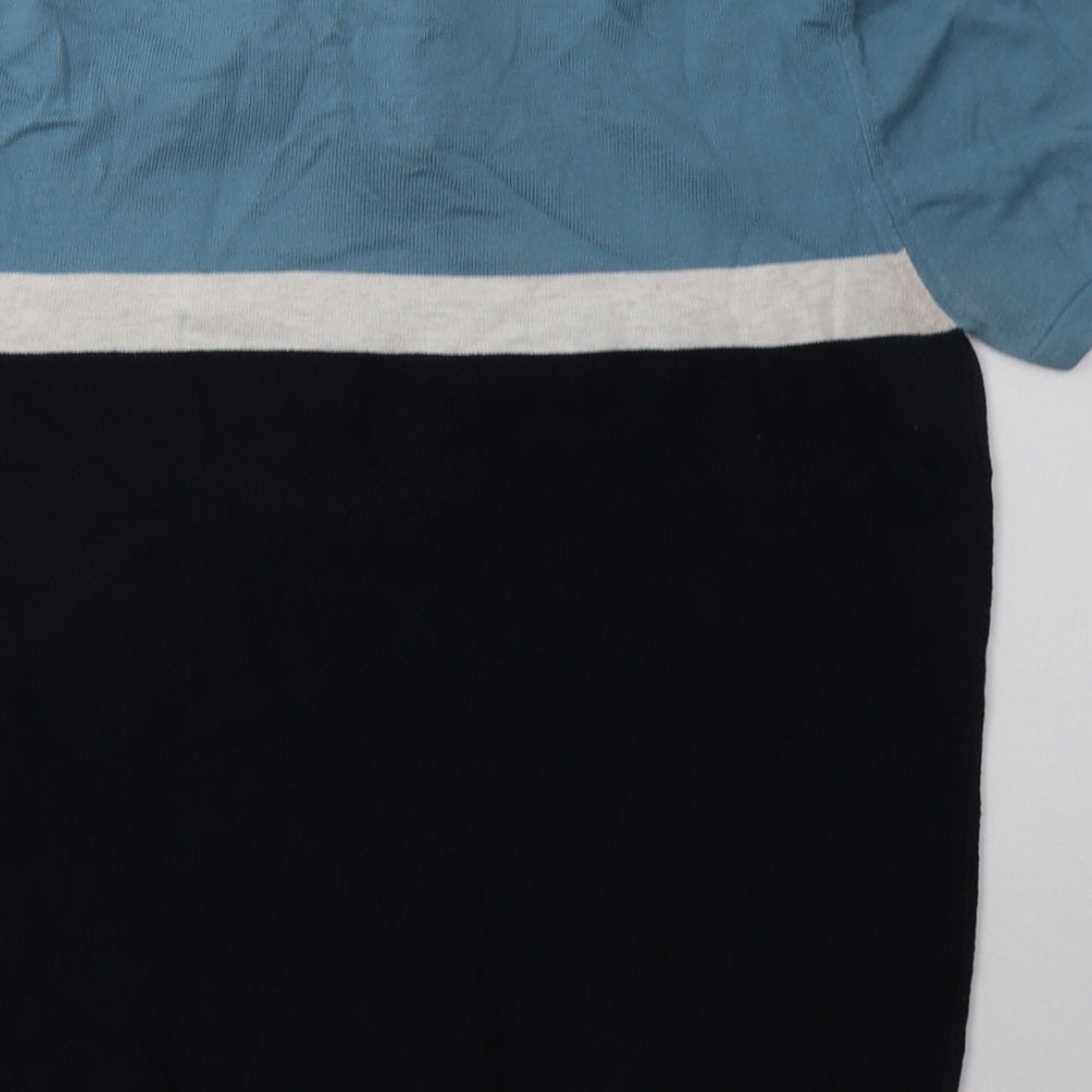 Mens UK Size M NEXT Blue Pullover Sweatshirt