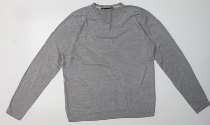 Mens UK Size L Burton Grey Pullover Sweatshirt