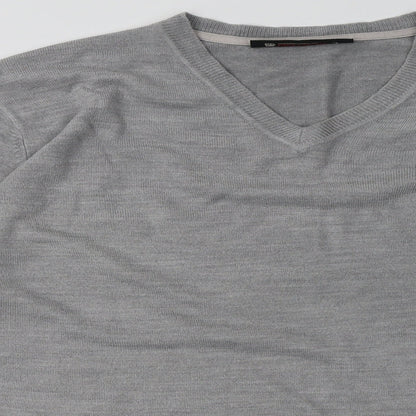 Mens UK Size L Burton Grey Pullover Sweatshirt