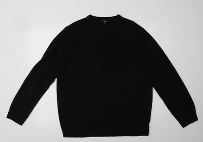 Mens UK Size L Debenhams Black Pullover Sweatshirt