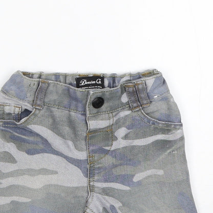 DENIM CO Boys Multicoloured Camouflage Cotton  Jeans Size 12-18 Months