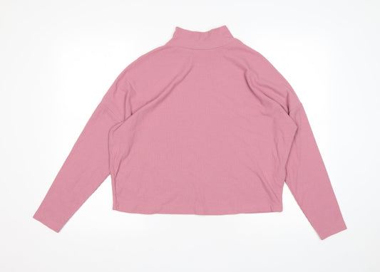 Womens UK Size 8 Red Herring Pink Pullover Jumper
