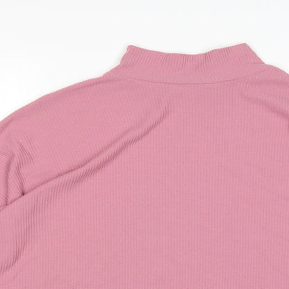 Womens UK Size 8 Red Herring Pink Pullover Jumper