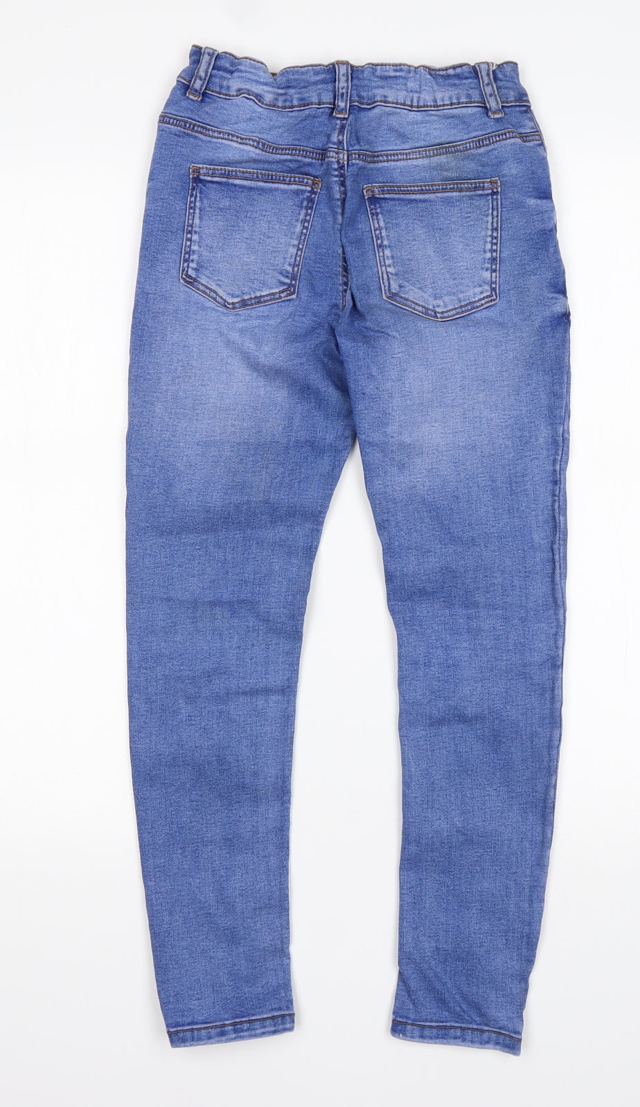 Denim Co Girls Blue  Cotton Skinny Jeans Size 10-11 Years  Regular