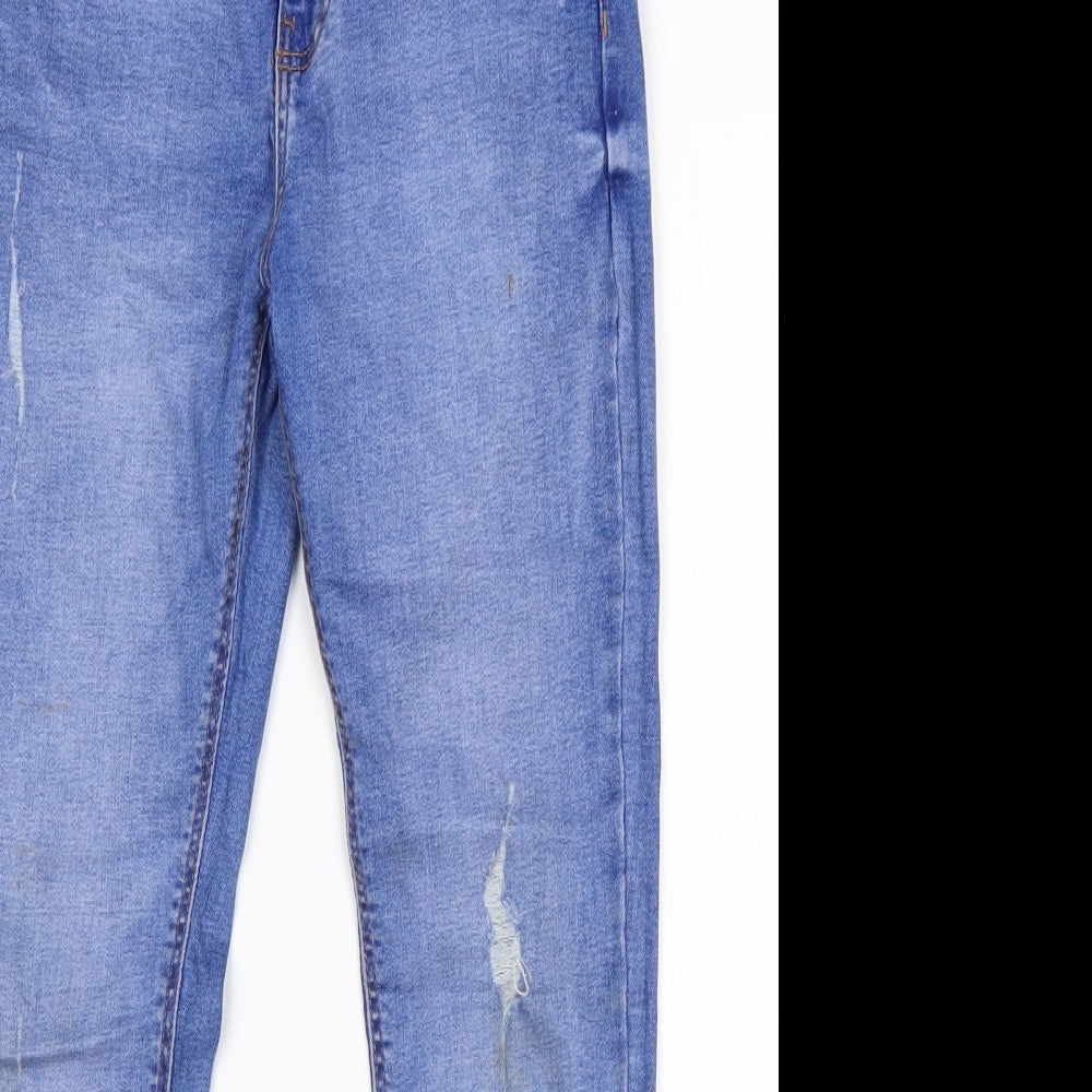 Denim Co Girls Blue  Cotton Skinny Jeans Size 10-11 Years  Regular