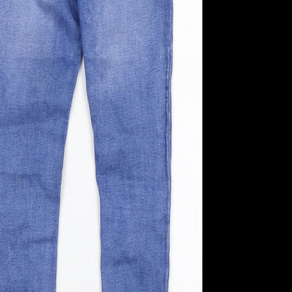 Denim Co Girls Blue  Cotton Skinny Jeans Size 10-11 Years  Regular