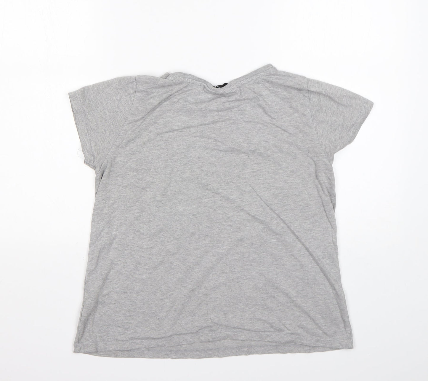 Atmosphere Girls Grey  Polyester Basic T-Shirt Size 14 Years Round Neck  - friends