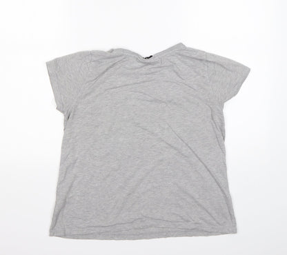 Atmosphere Girls Grey  Polyester Basic T-Shirt Size 14 Years Round Neck  - friends