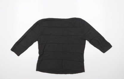 Womens UK Size M Minuet Grey Pullover Jumper