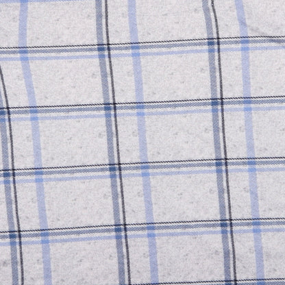 Nutmeg Womens Blue Crew Neck Check Polyester Pullover Jumper Size 10