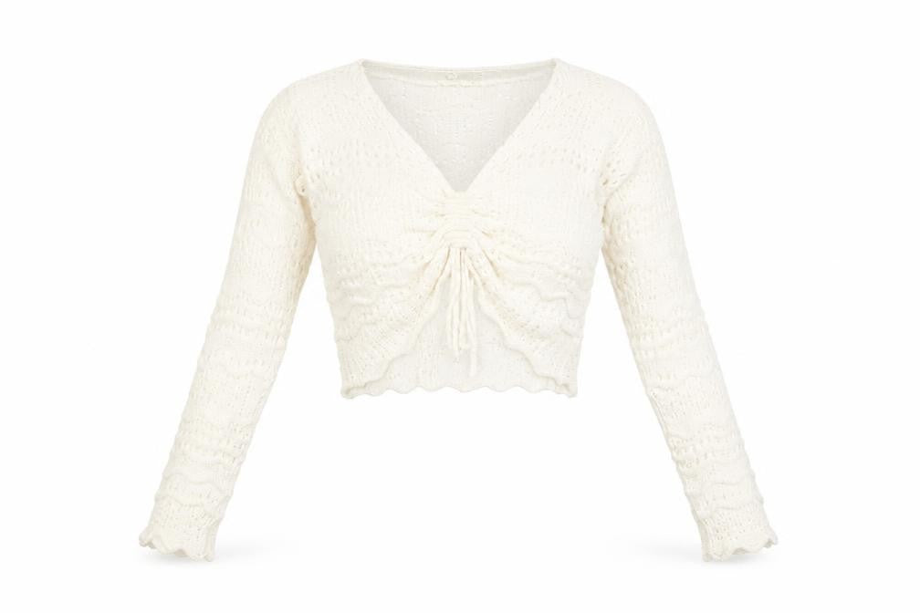 Womens UK Size L Missguided Ivory Pullover Jumper