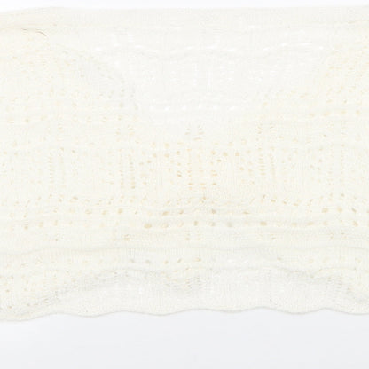 Womens UK Size L Missguided Ivory Pullover Jumper