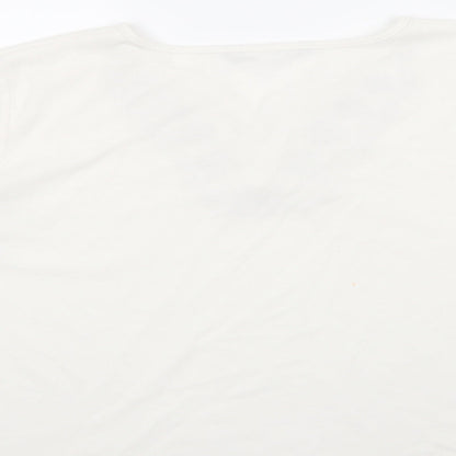 Womens UK Size XL BM White Basic Blouse