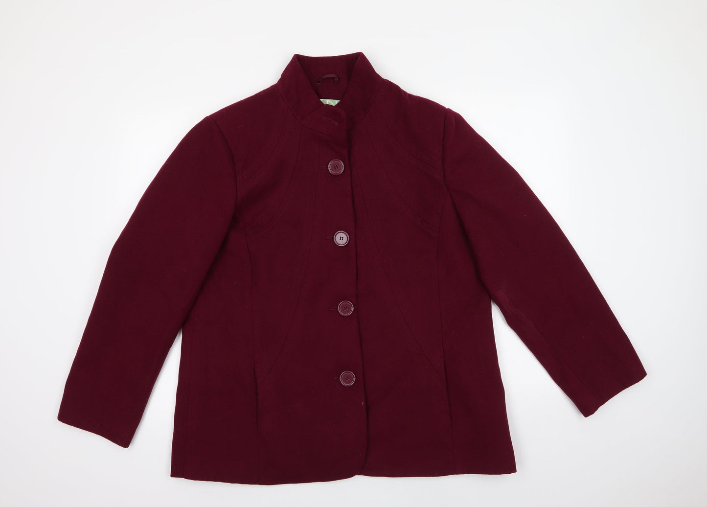 Womens UK Size 18 Northmoor Purple Pea Coat