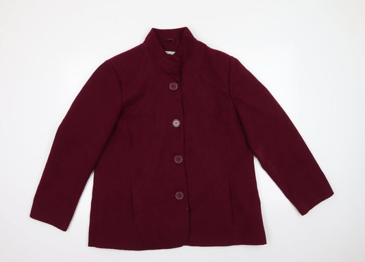 Womens UK Size 18 Northmoor Purple Pea Coat