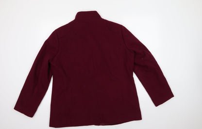 Womens UK Size 18 Northmoor Purple Pea Coat