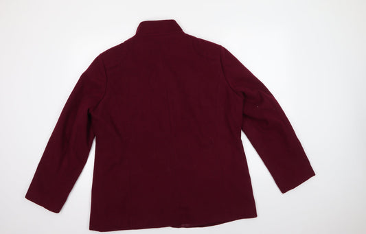 Womens UK Size 18 Northmoor Purple Pea Coat