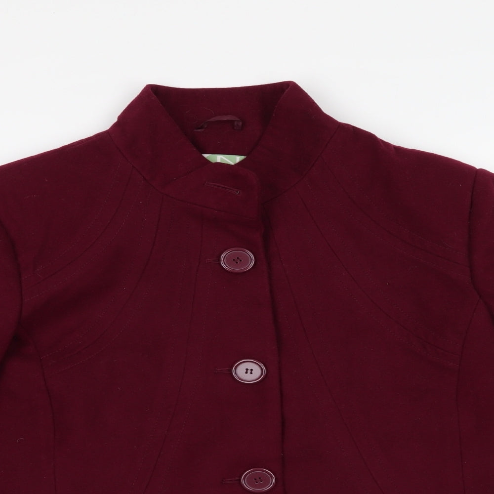 Womens UK Size 18 Northmoor Purple Pea Coat