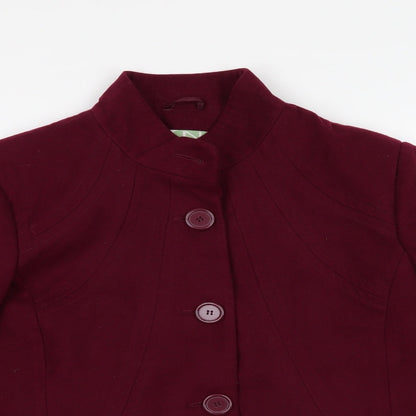 Womens UK Size 18 Northmoor Purple Pea Coat