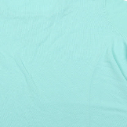 Womens UK Size XL BM Green Basic Blouse
