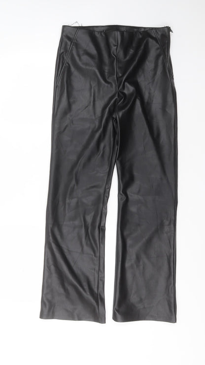 Womens UK Size 30 in Preworn Regular Fit  Black Trousers