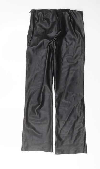 Womens UK Size 30 in Preworn Regular Fit  Black Trousers