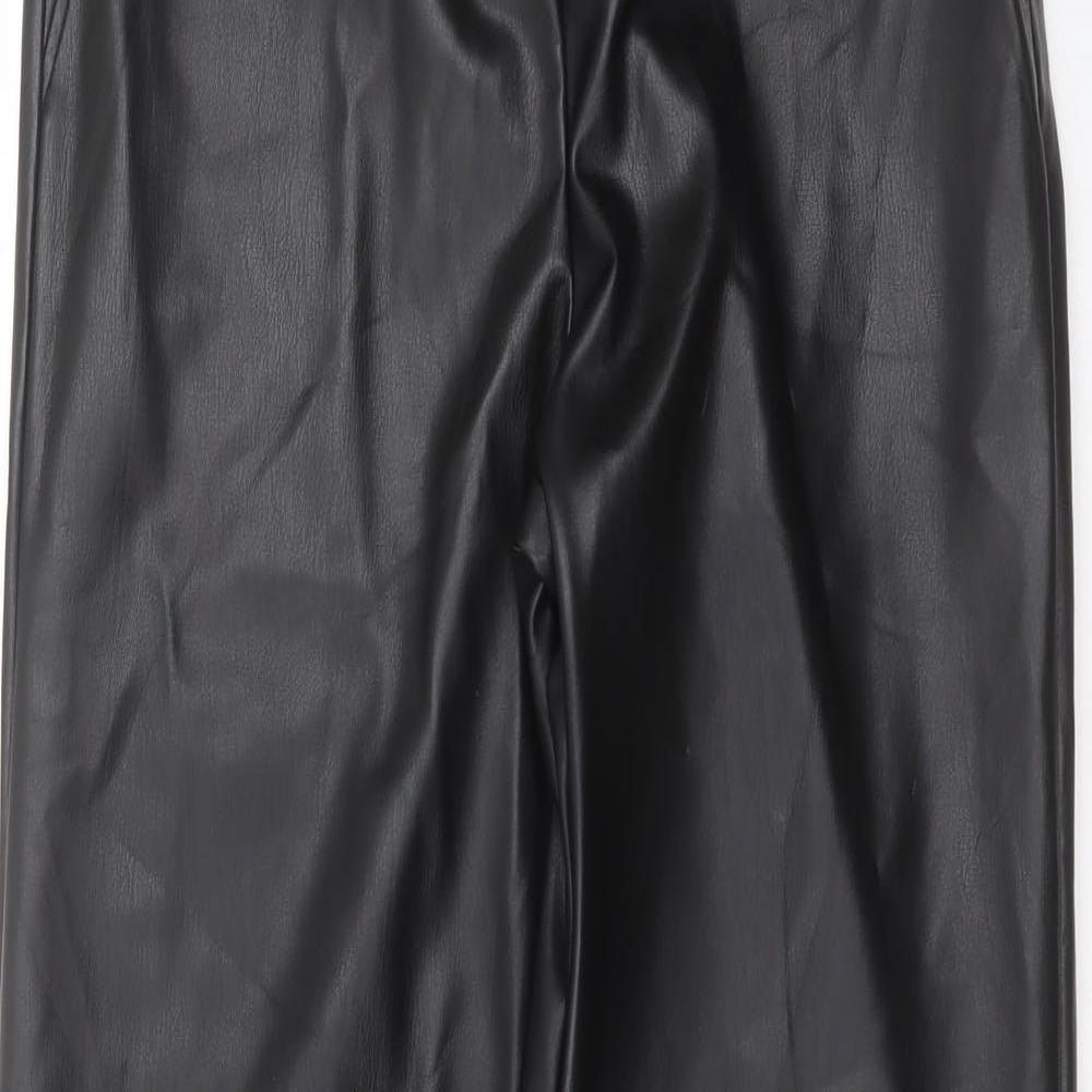 Womens UK Size 30 in Preworn Regular Fit  Black Trousers