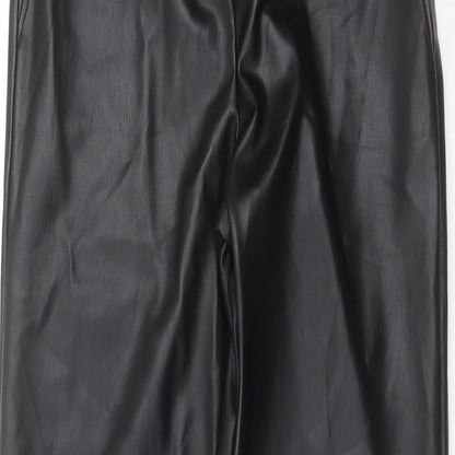 Womens UK Size 30 in Preworn Regular Fit  Black Trousers