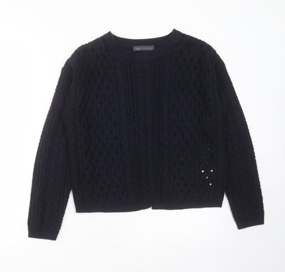 Womens UK Size 10 Marks and Spencer Blue Pullover Jumper