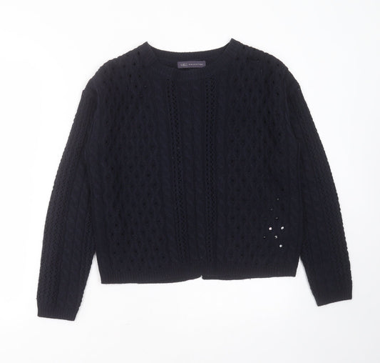 Womens UK Size 10 Marks and Spencer Blue Pullover Jumper